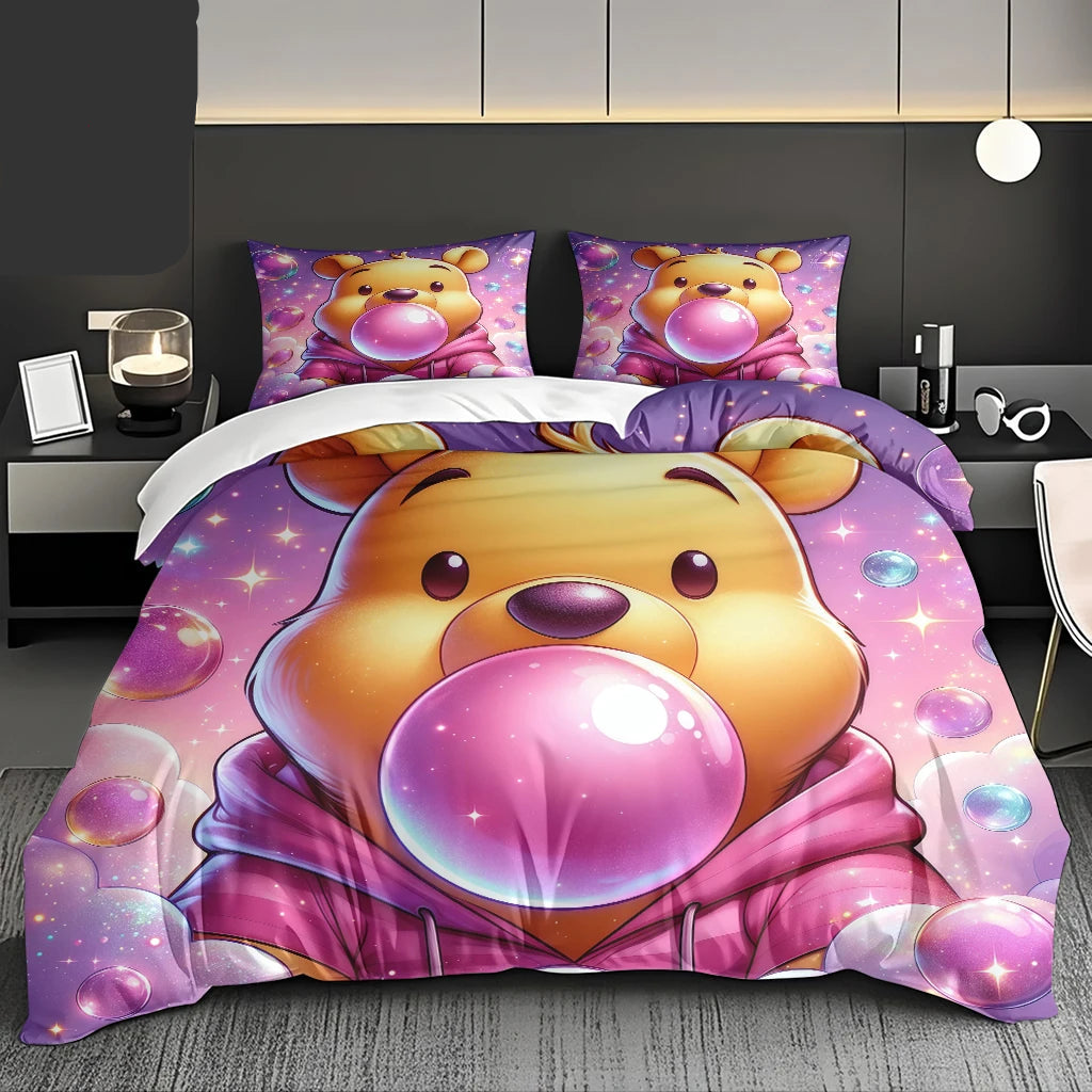 Housse de Couette Petit Ourson : Un Sommeil Doux comme le Miel