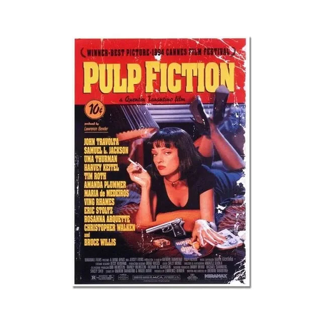 🎬 Poster Cinéma Années 80 – Art Mural Rétro & Décoration Vintage Moderne