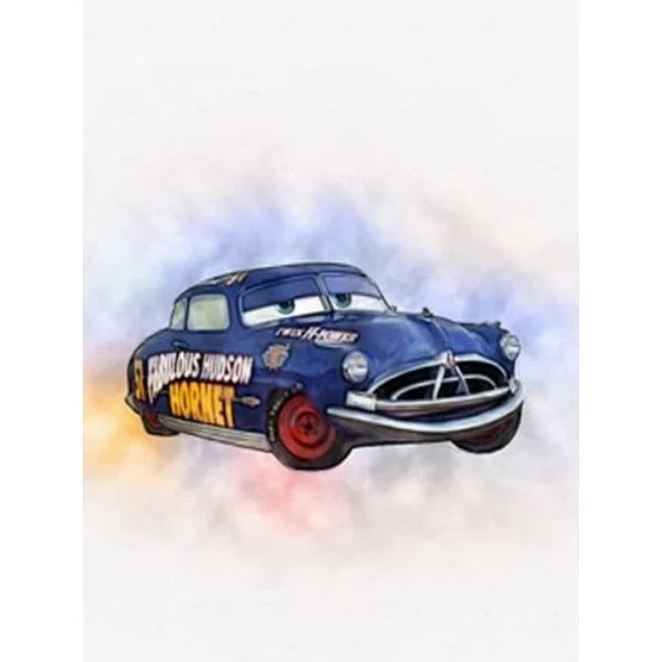 🚗 Poster Toile Style Dessin Animé Voitures – Décoration Murale Enfant Moderne & Colorée