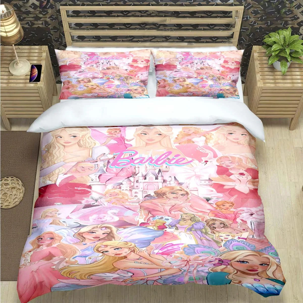 Housse de Couette Icône de la Mode : Le Rêve en Rose