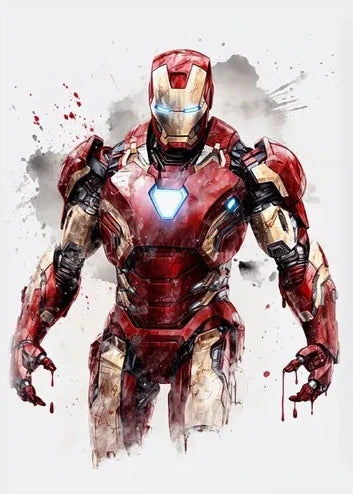 🦸‍♂️ Poster Toile Style Super-Héros – Art Mural Action & Décoration Moderne