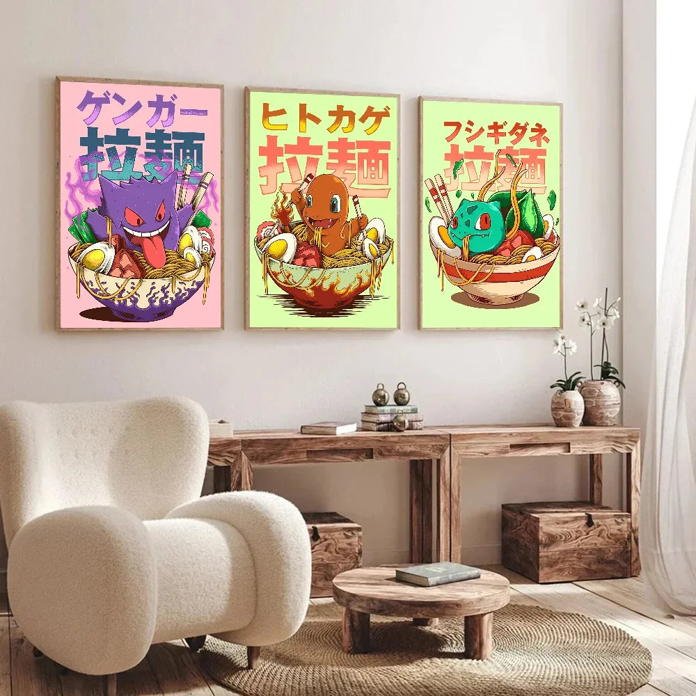 🎌 Poster Anime Japonais Classique – Art Mural Rétro & Décoration Intemporelle