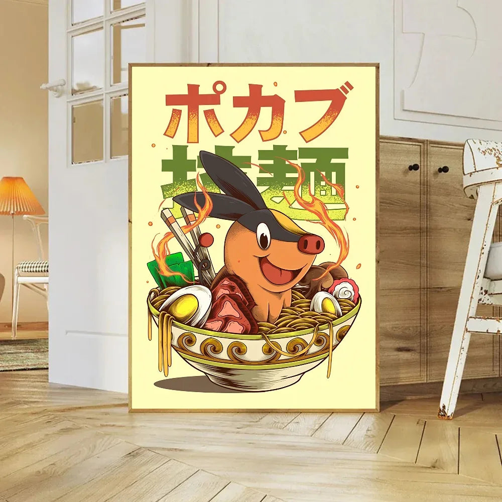 🎌 Poster Anime Japonais Classique – Art Mural Rétro & Décoration Intemporelle
