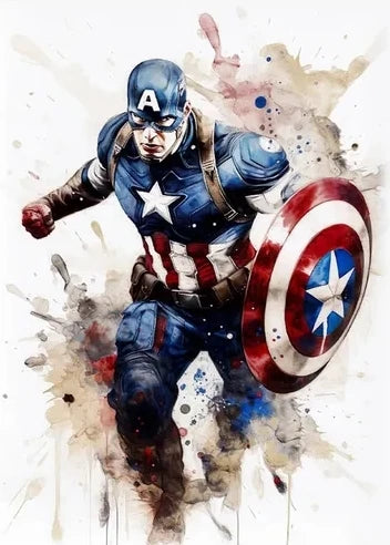 🦸‍♂️ Poster Toile Style Super-Héros – Art Mural Action & Décoration Moderne