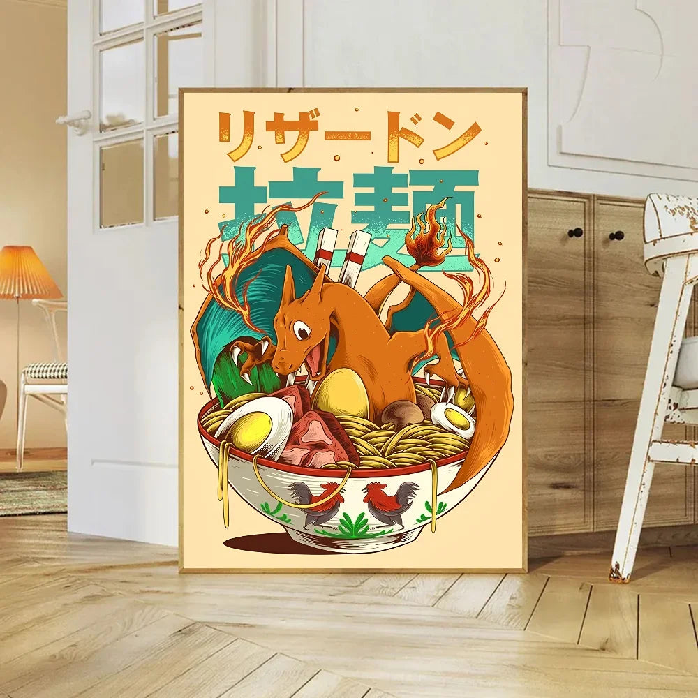 🎌 Poster Anime Japonais Classique – Art Mural Rétro & Décoration Intemporelle