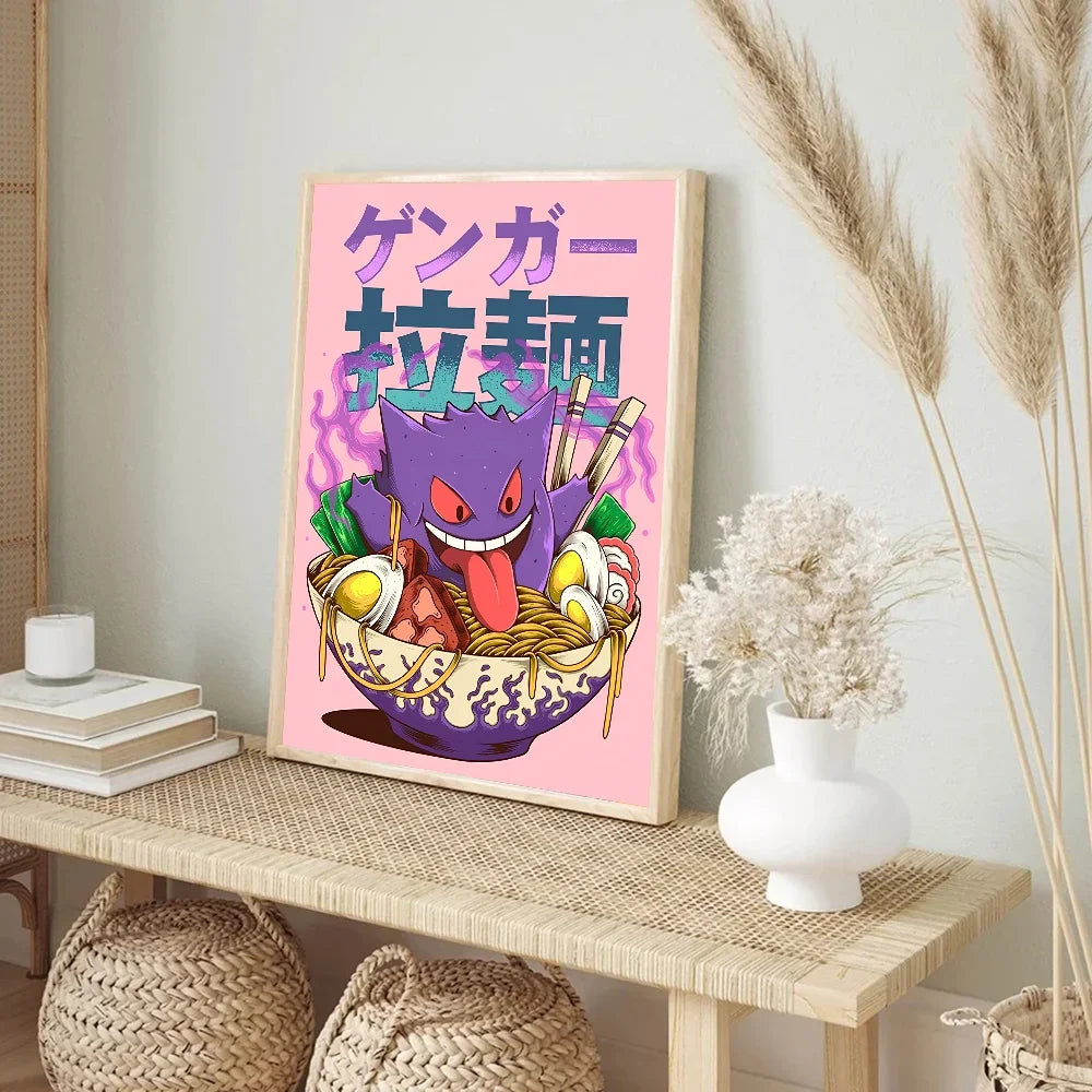 🎌 Poster Anime Japonais Classique – Art Mural Rétro & Décoration Intemporelle