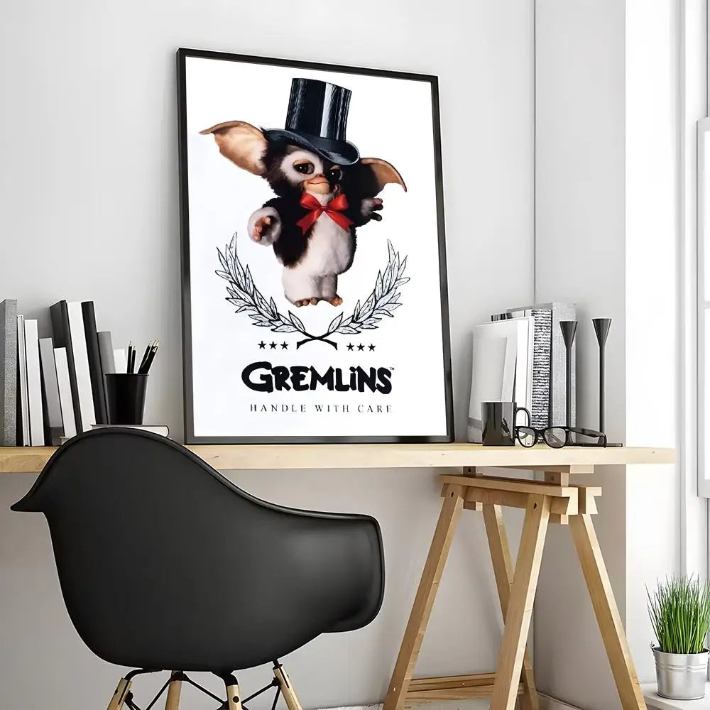 🎞️ Poster Vintage Style Créatures Fantaisie – Art Mural Rétro & Décoration Originale