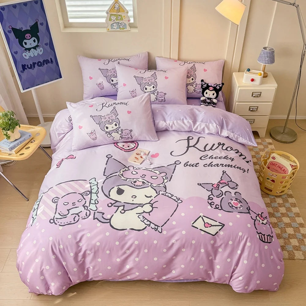 Housse de Couette Amis Kawaii : Douceur et Style Harajuku