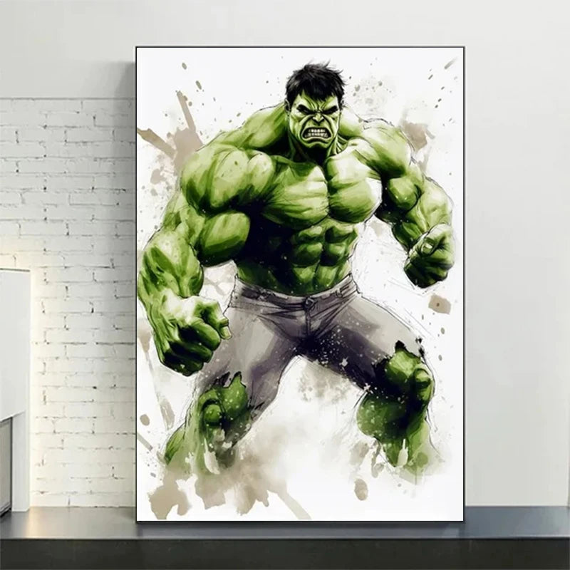 🦸‍♂️ Poster Toile Style Super-Héros – Art Mural Action & Décoration Moderne